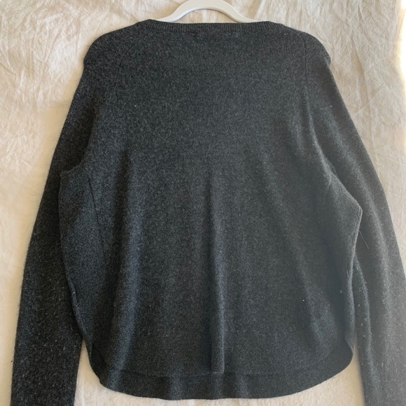 Subtle Luxury Dark Gray Sweater - Picture 3 of 4